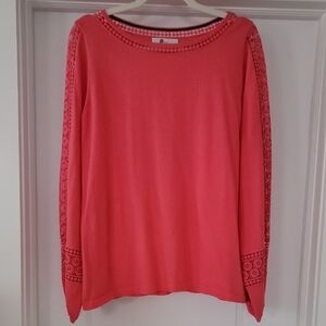 Boden Pink Long Sleeve Blouse